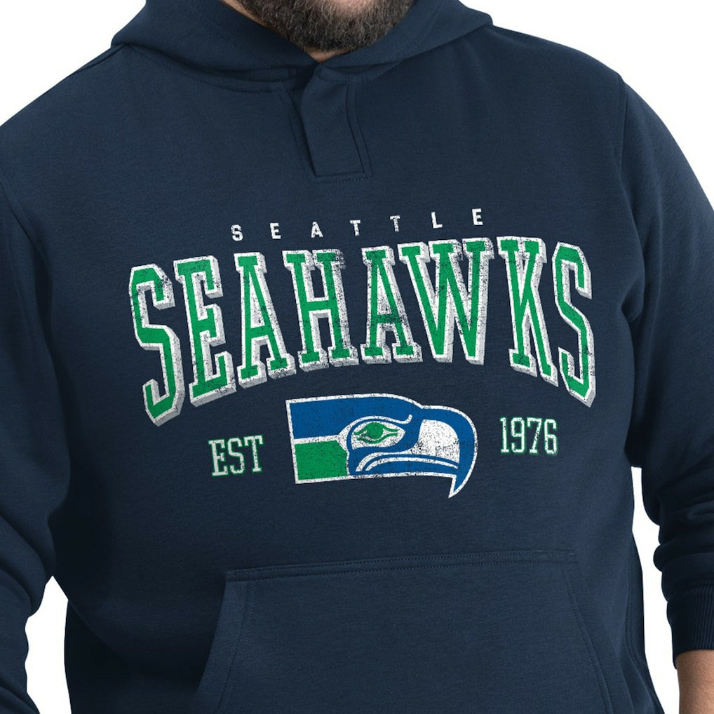 G-III Sports by Carl Banks Adaptive Team Spirit Graphic Fleece Pullover Hoodie - Seattle Seahawks Hoodies