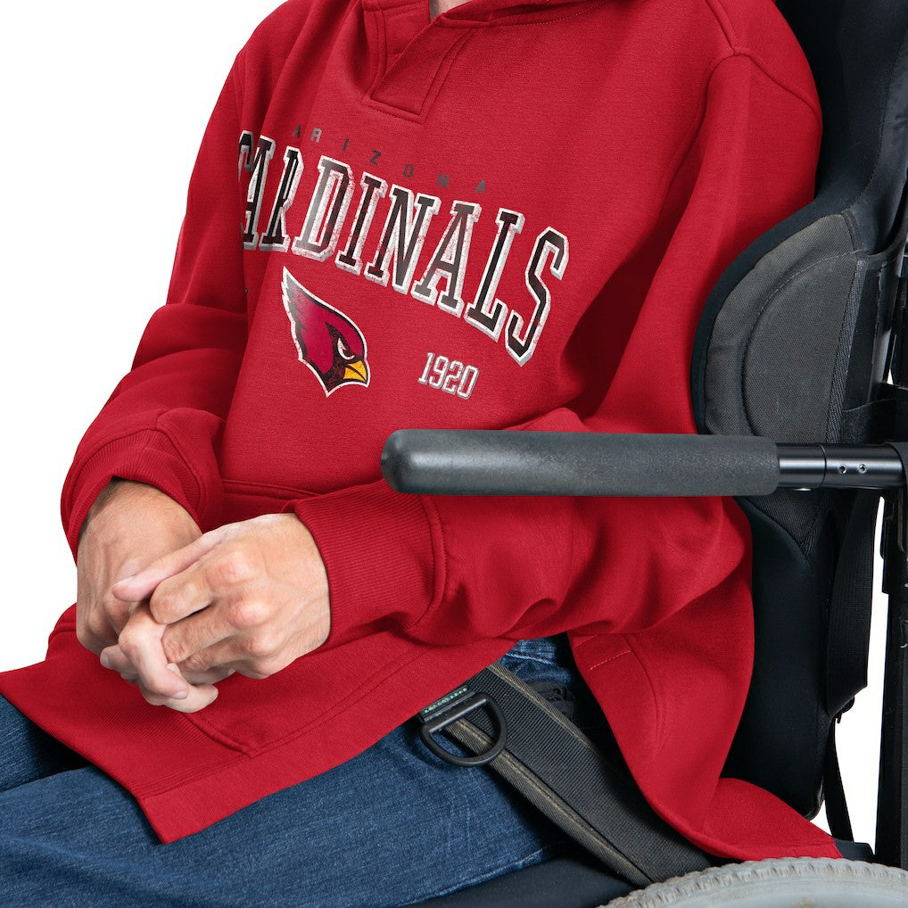G-III Sports by Carl Banks Adaptive Team Spirit Graphic Fleece Pullover Hoodie - Arizona Cardinals Hoodies