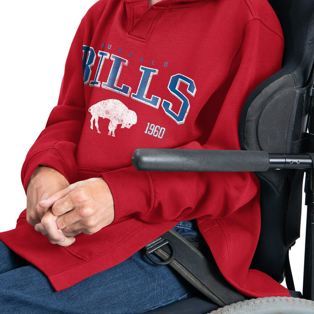 G-III Sports by Carl Banks Adaptive Team Spirit Graphic Fleece Pullover Hoodie - Buffalo Bills Hoodies