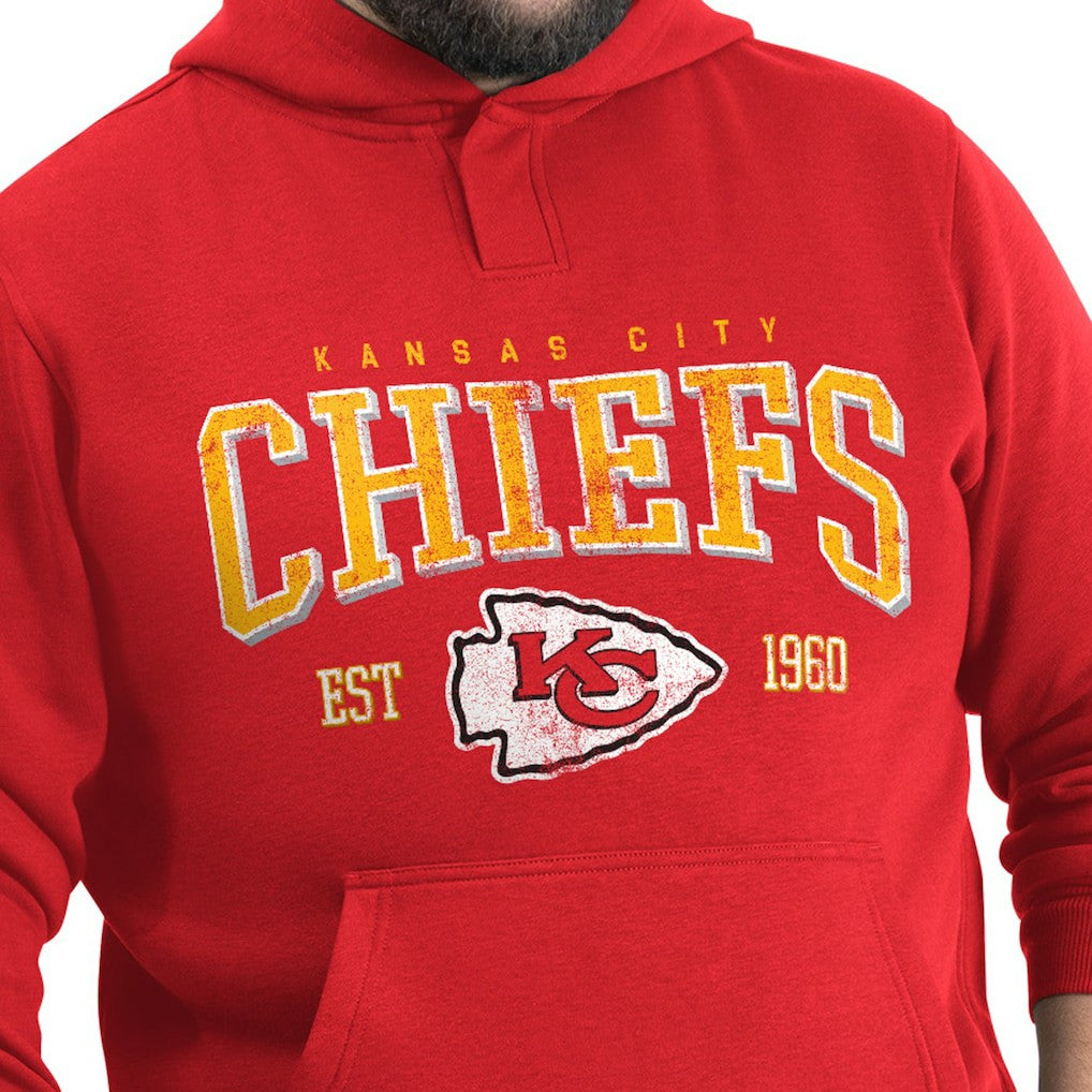 G-III Sports by Carl Banks Adaptive Team Spirit Graphic Fleece Pullover Hoodie - Kansas City Chiefs Hoodies