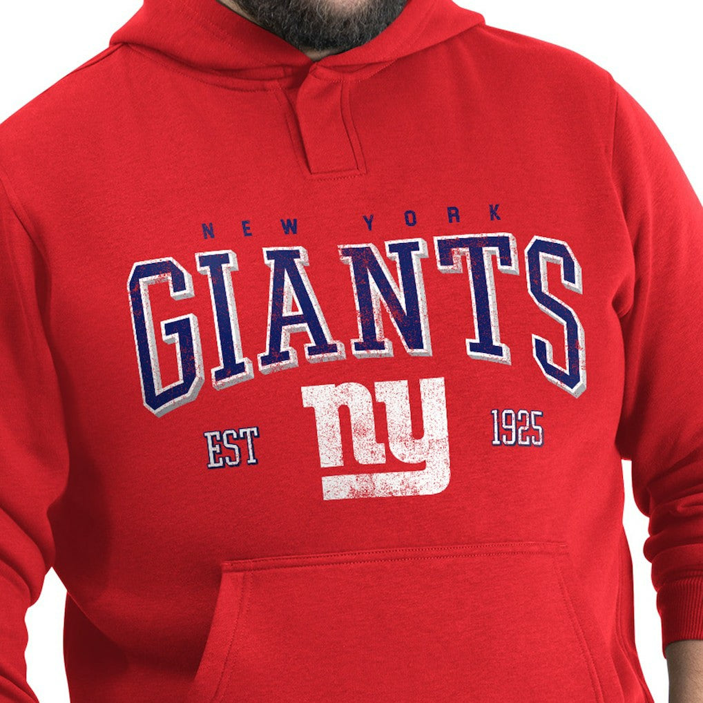 G-III Sports by Carl Banks Adaptive Team Spirit Graphic Fleece Pullover Hoodie - New York Giants Hoodies