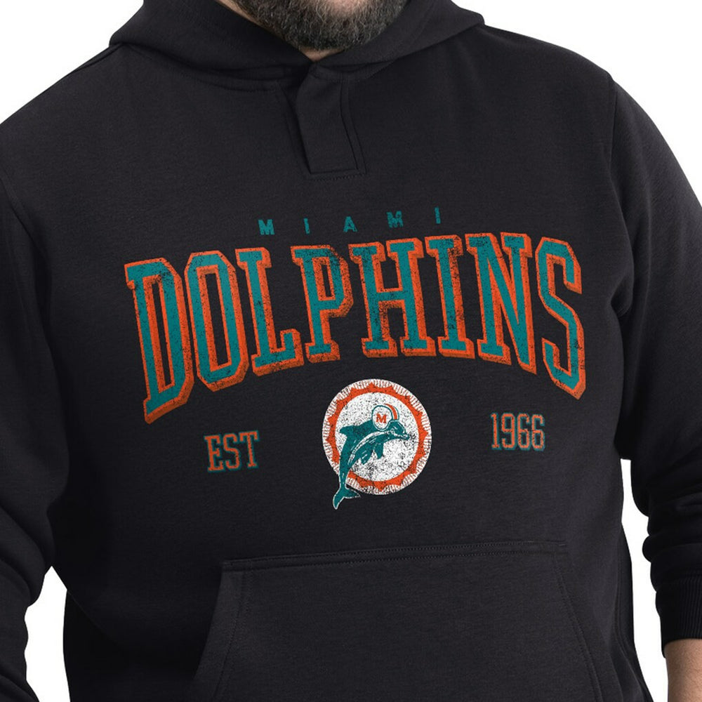 G-III Sports by Carl Banks Adaptive Team Spirit Graphic Fleece Pullover Hoodie - Miami Dolphins Hoodies