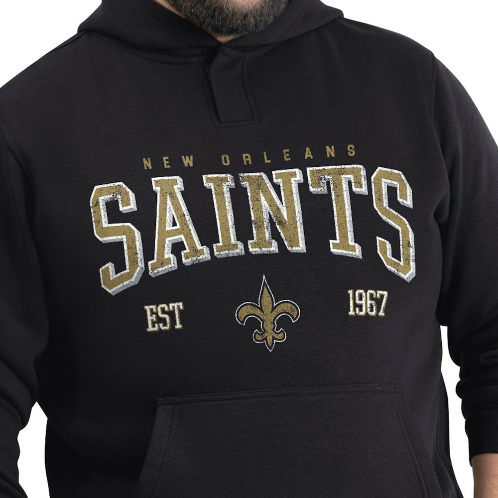 G-III Sports by Carl Banks Adaptive Team Spirit Graphic Fleece Pullover Hoodie - New Orleans Saints Hoodies