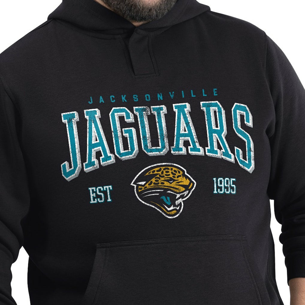 G-III Sports by Carl Banks Adaptive Team Spirit Graphic Fleece Pullover Hoodie - Jacksonville Jaguars Hoodies