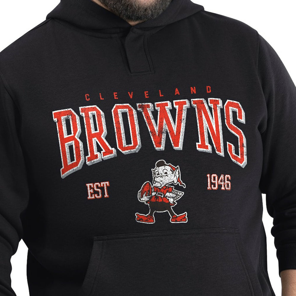G-III Sports by Carl Banks Adaptive Team Spirit Graphic Fleece Pullover Hoodie - Cleveland Browns Hoodies