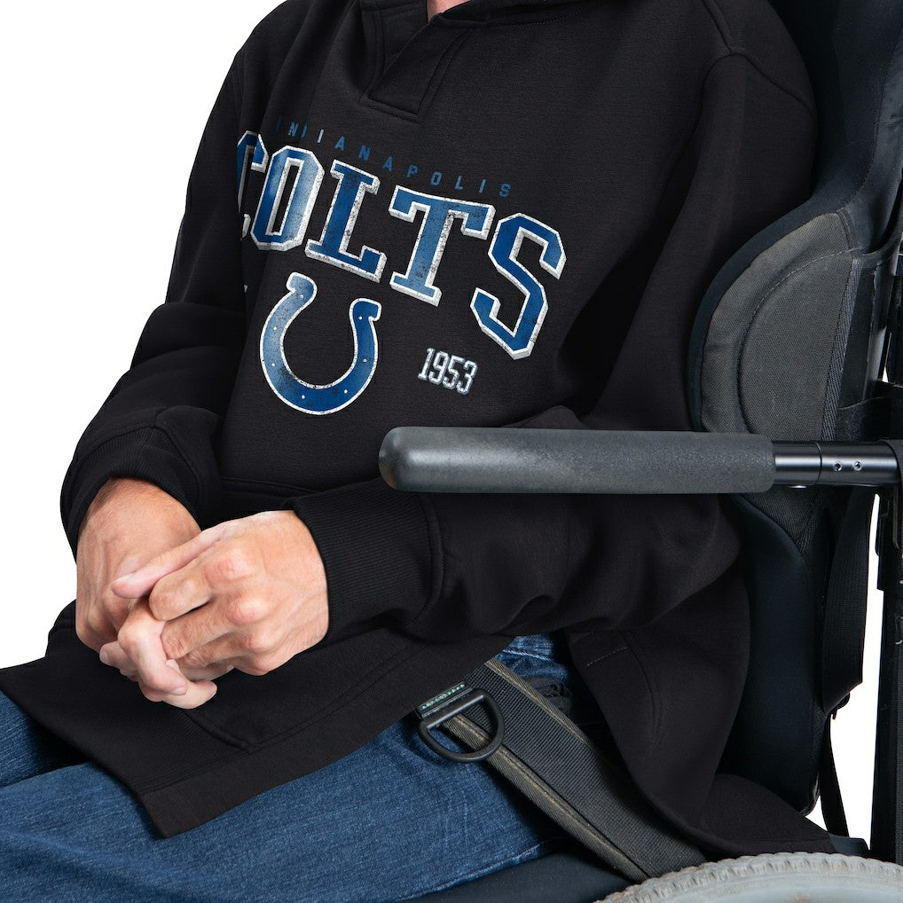 G-III Sports by Carl Banks Adaptive Team Spirit Graphic Fleece Pullover Hoodie - Indianapolis Colts Hoodies