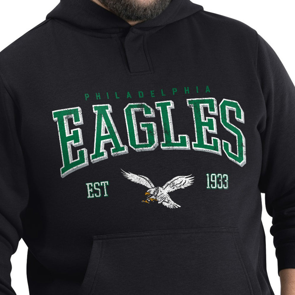 G-III Sports by Carl Banks Adaptive Team Spirit Graphic Fleece Pullover Hoodie - Philadelphia Eagles Hoodies