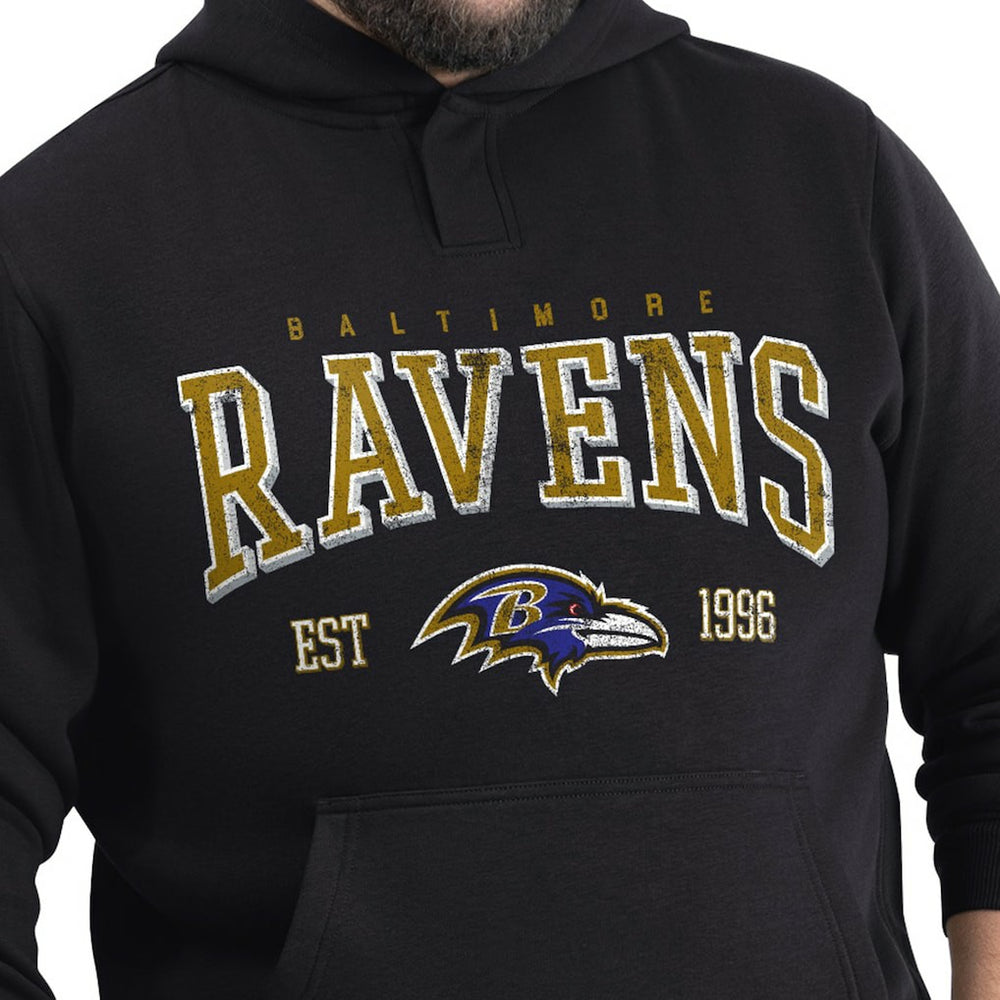 G-III Sports by Carl Banks Adaptive Team Spirit Graphic Fleece Pullover Hoodie - Baltimore Ravens Hoodies