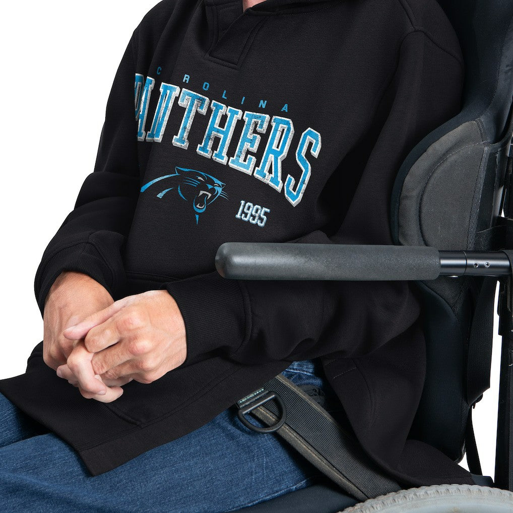 G-III Sports by Carl Banks Adaptive Team Spirit Graphic Fleece Pullover Hoodie - Carolina Panthers Hoodies