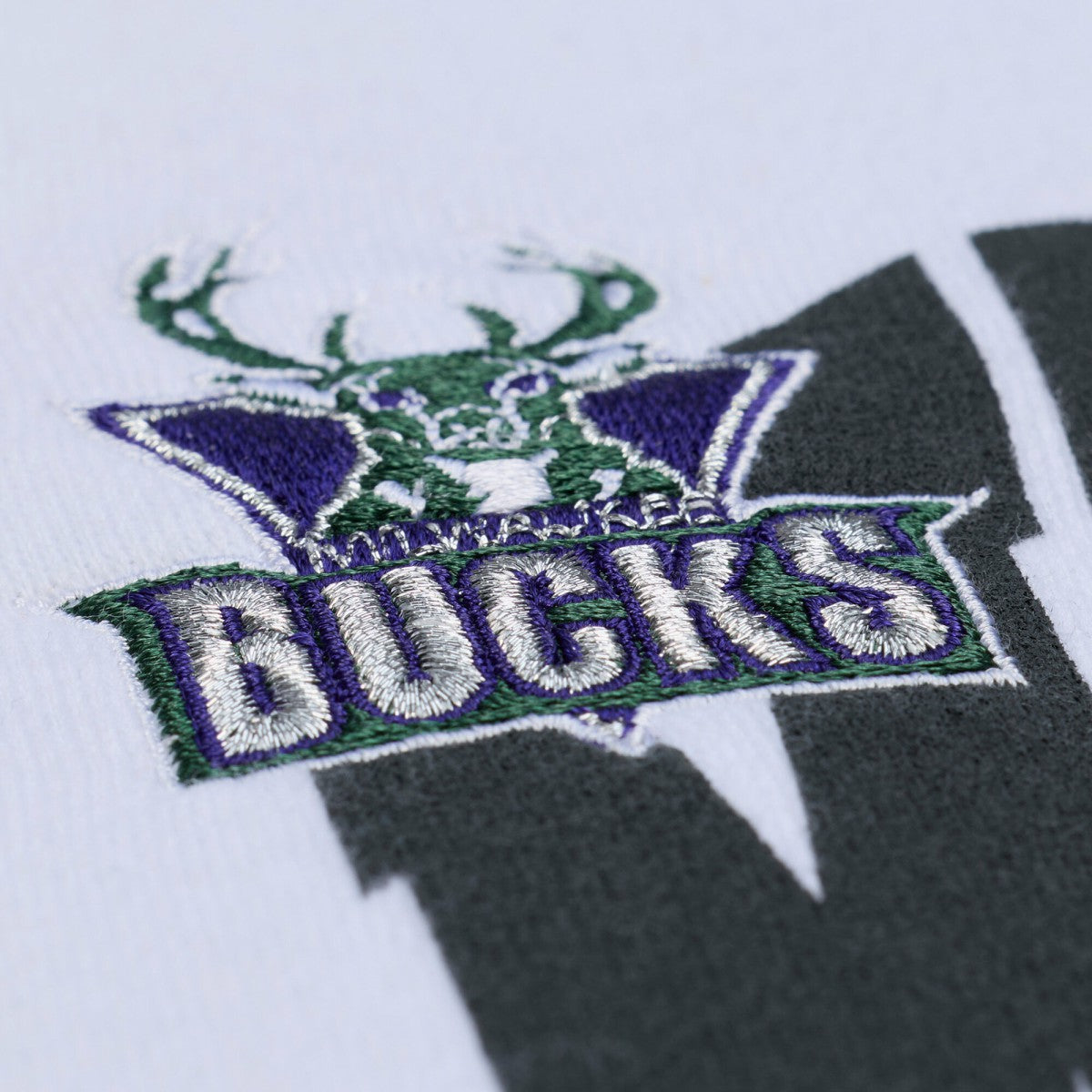 Mitchell & Ness Milwaukee Bucks Women's Lightweight Block Letter Sweatshirt