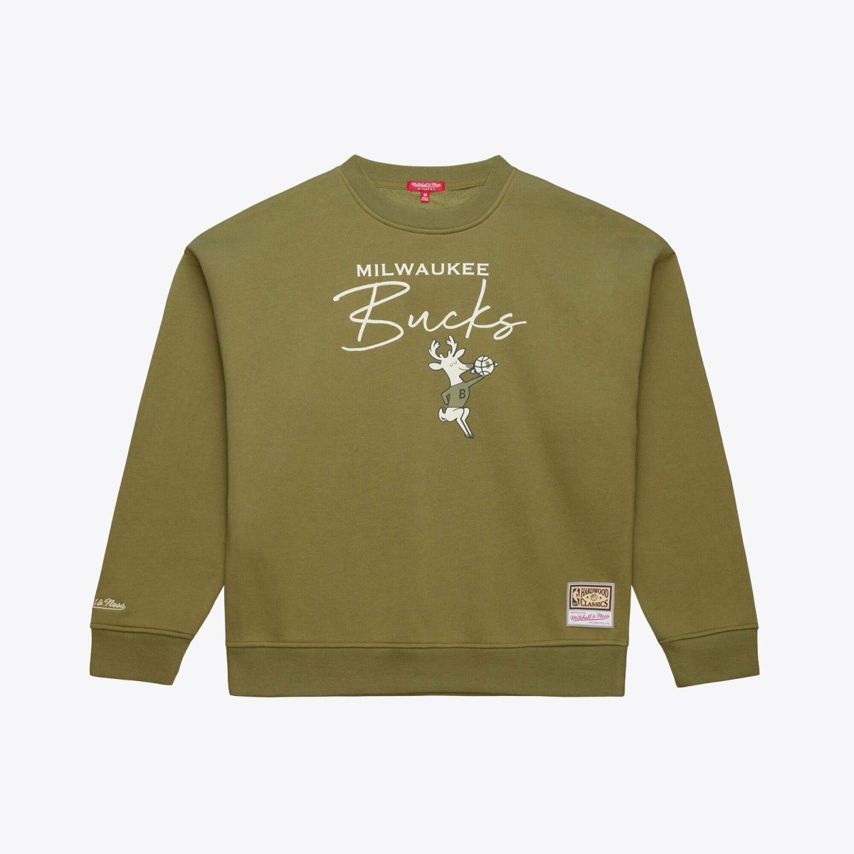 Mitchell & Ness Milwaukee Bucks Women's Lightweight Script Sweatshirt