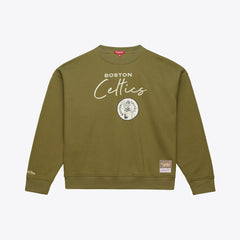 Mitchell & Ness Boston Celtics Women's Lightweight Script Sweatshirt