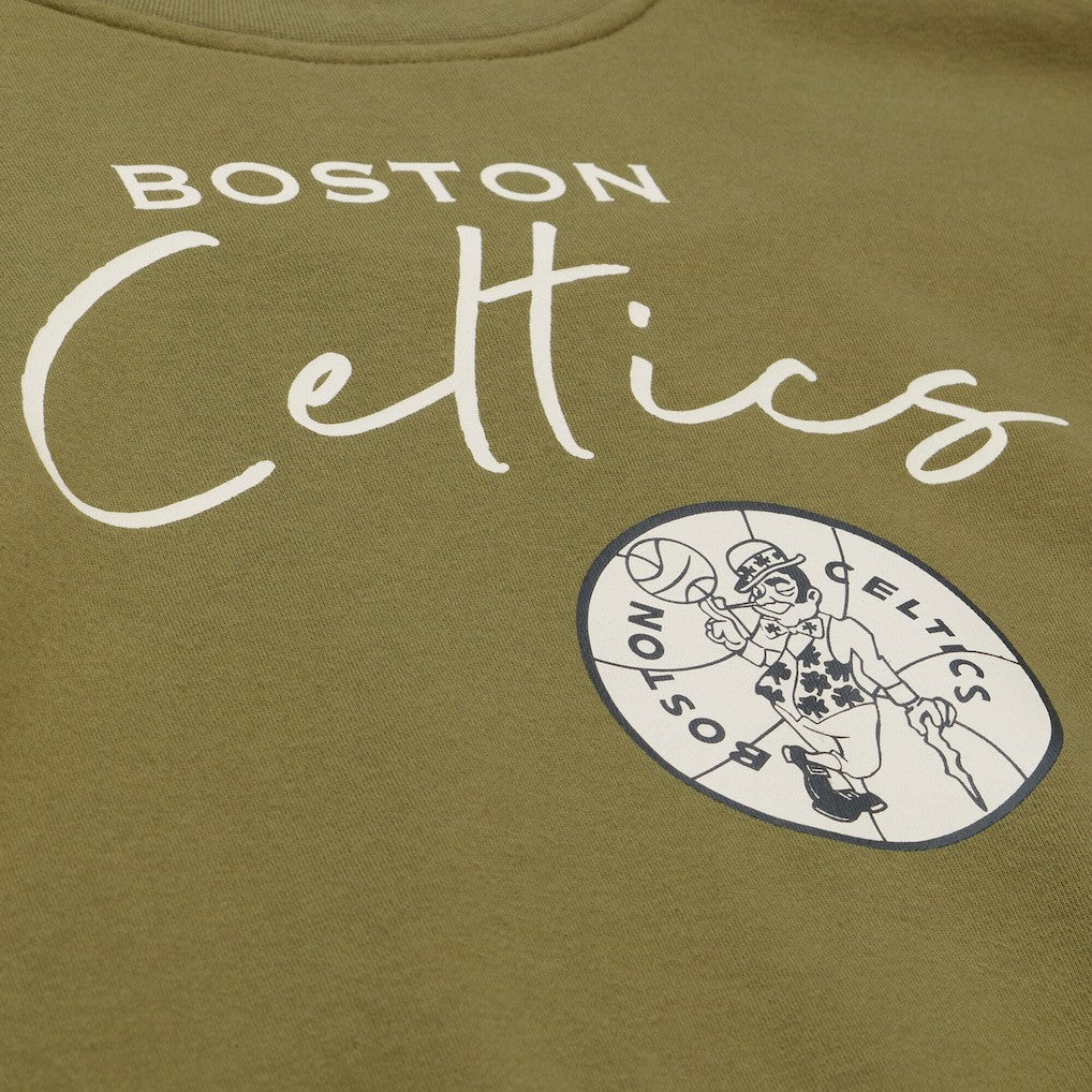Mitchell & Ness Boston Celtics Women's Lightweight Script Sweatshirt