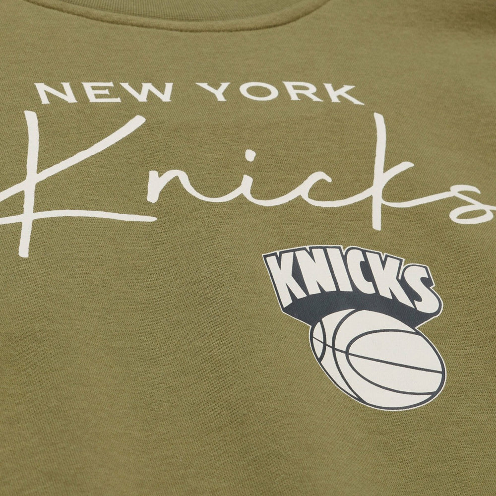 Mitchell & Ness New York Knicks Women's Lightweight Script Sweatshirt