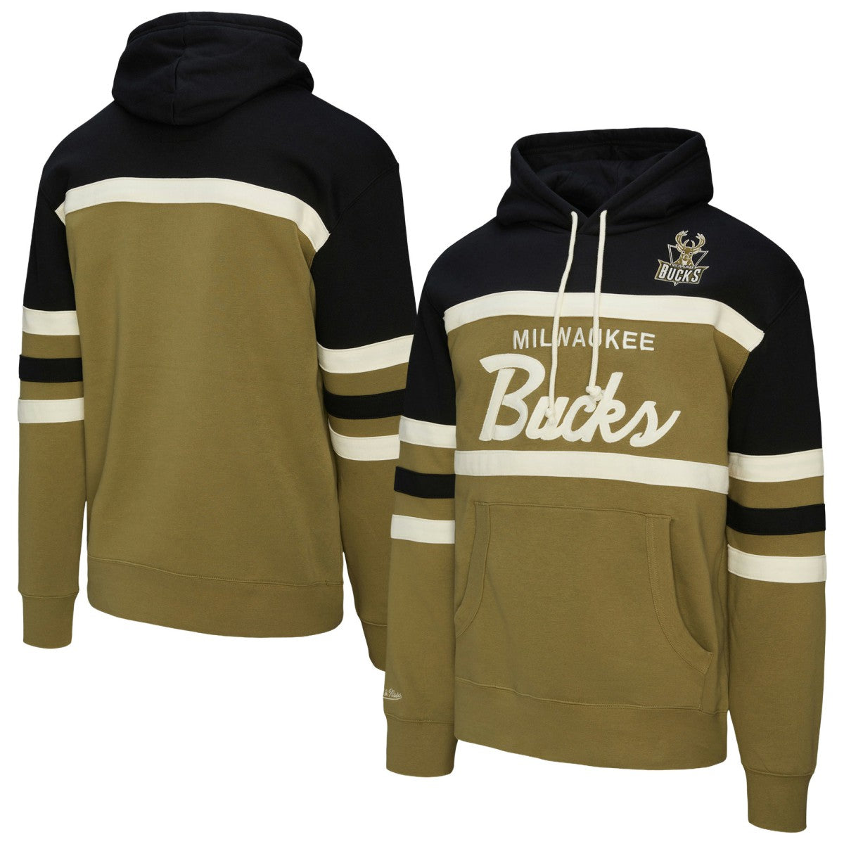 Mitchell & Ness Milwaukee Bucks Double Clutch Head Coach Hoodie