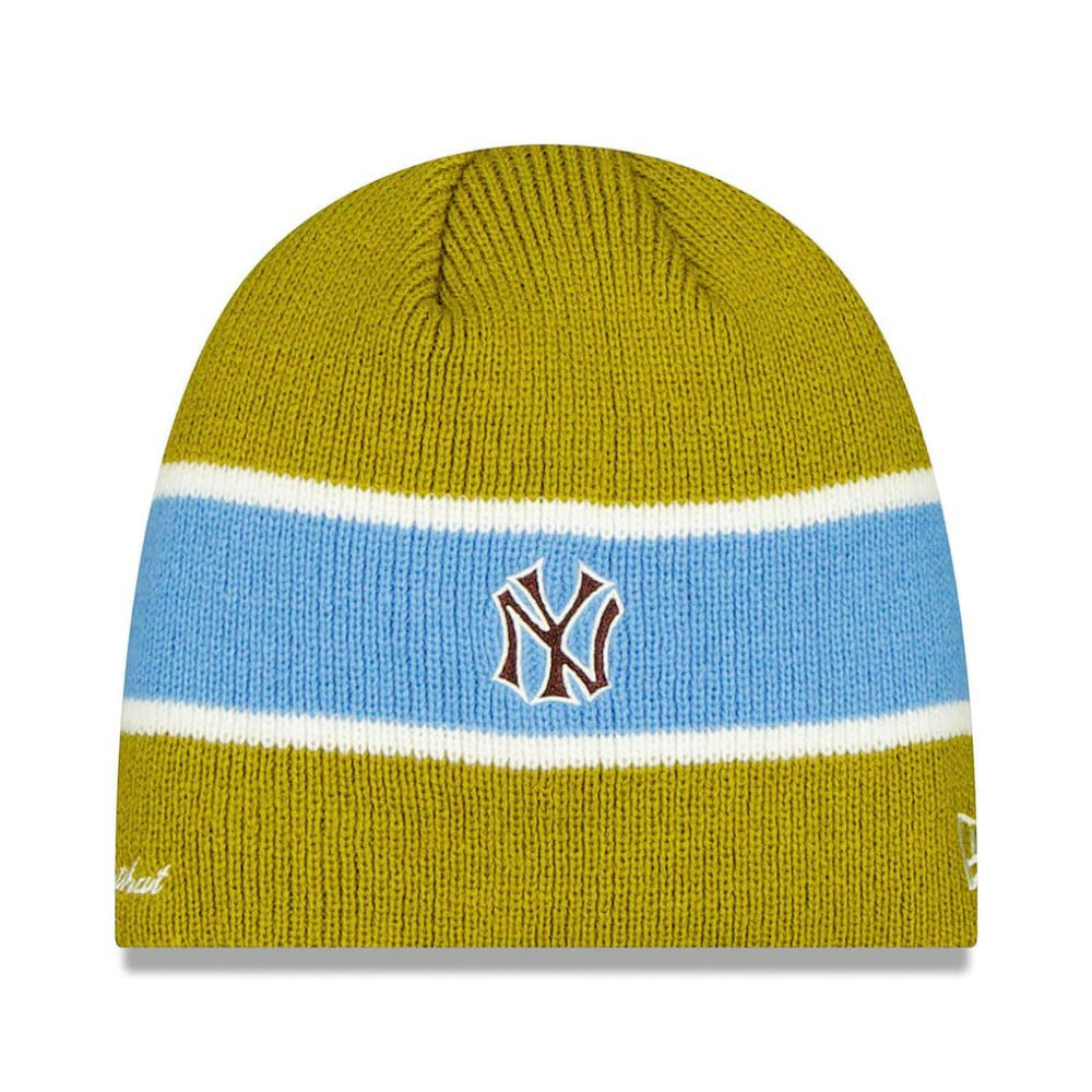 Green/Blue New York Yankees New Era x thisisneverthat Stripe Knit Hat