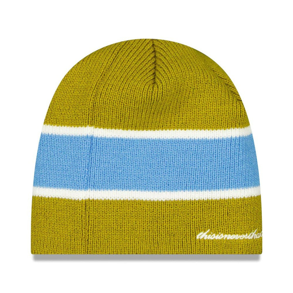 Green/Blue New York Yankees New Era x thisisneverthat Stripe Knit Hat