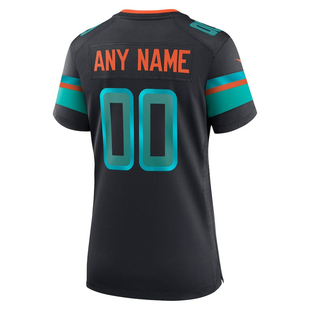 Women's 2025 Rivalries Collection Custom Game Jersey - Miami Dolphins Jerseys
