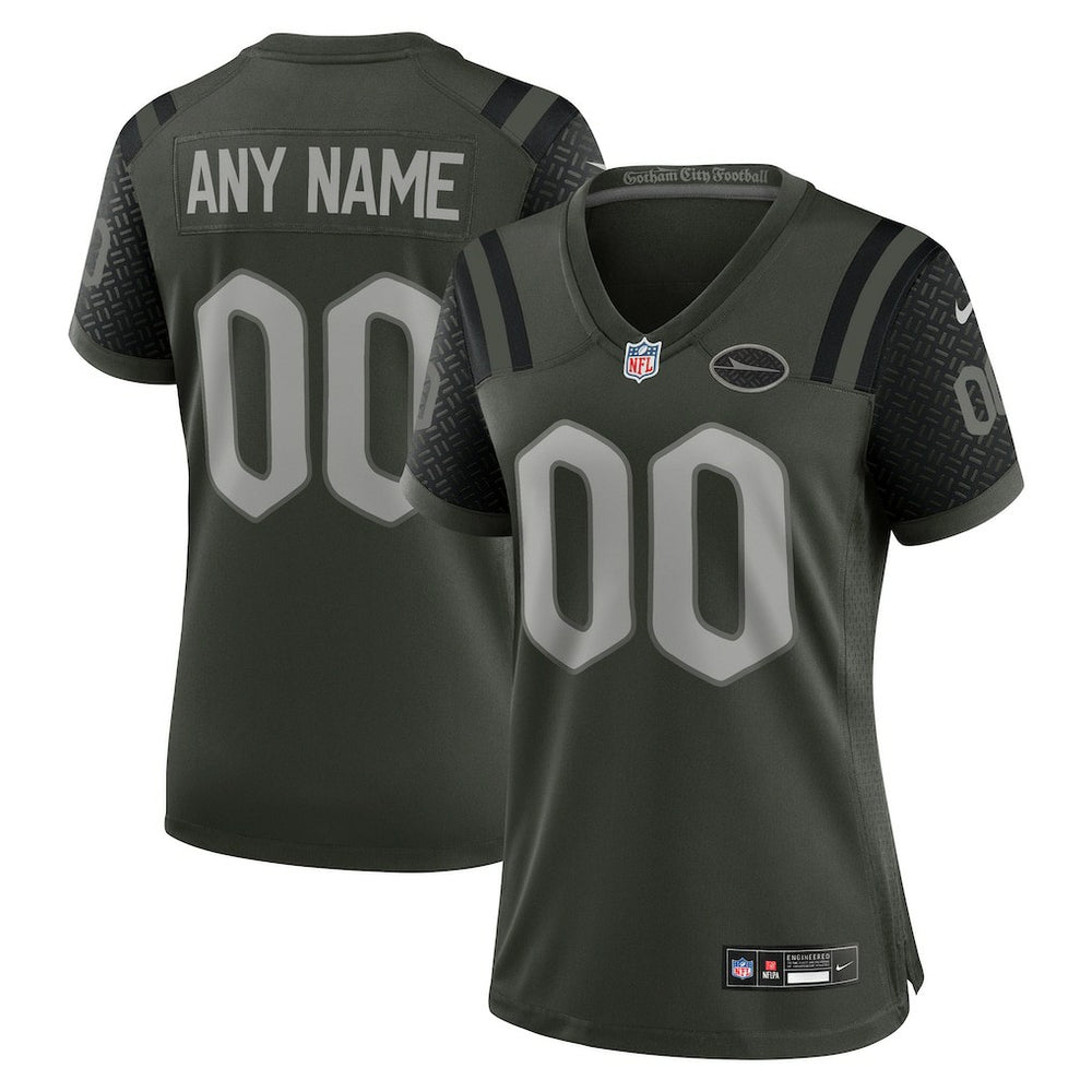 Women's 2025 Rivalries Collection Custom Game Jersey - New York Jets Jerseys