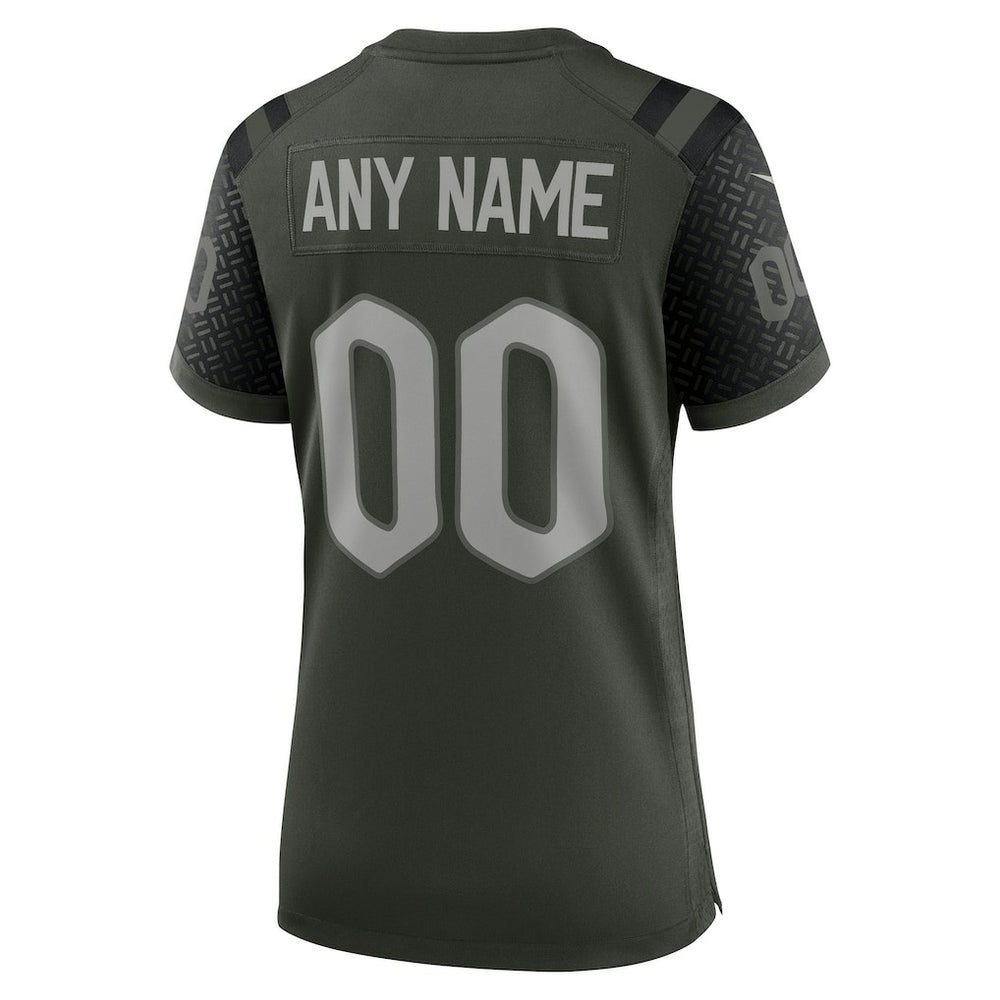 Women's 2025 Rivalries Collection Custom Game Jersey - New York Jets Jerseys