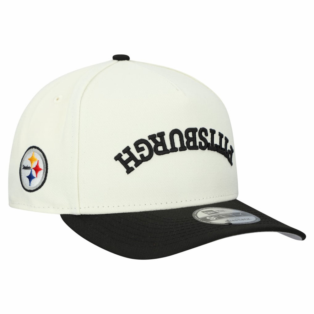 Upside Down 9FIFTY A-Frame Snapback Hat - Pittsburgh Steelers Hats