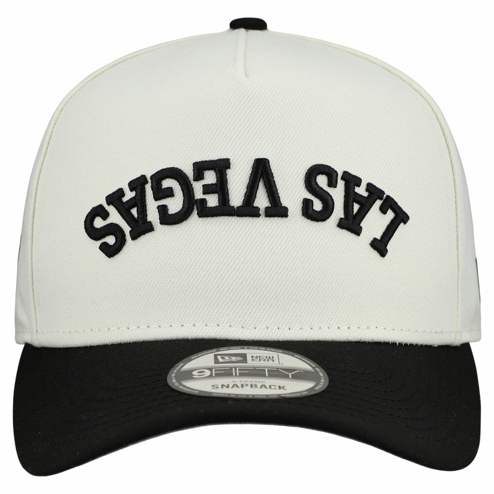Upside Down 9FIFTY A-Frame Snapback Hat - Las Vegas Raiders Hats