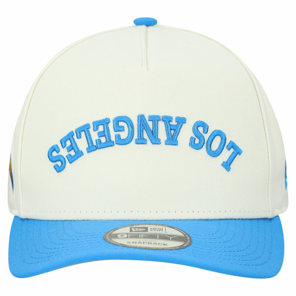 Upside Down 9FIFTY A-Frame Snapback Hat - Los Angeles Chargers Hats