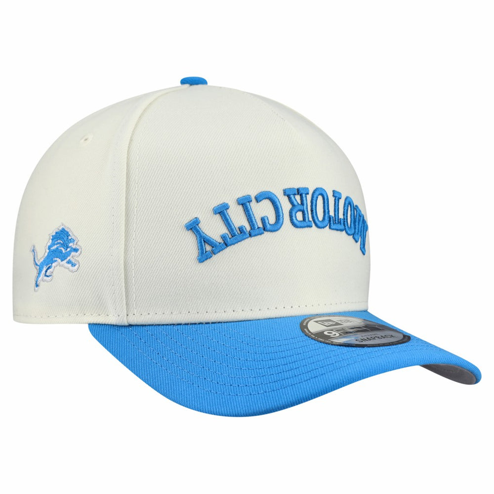Upside Down 9FIFTY A-Frame Snapback Hat - Detroit Lions Hats