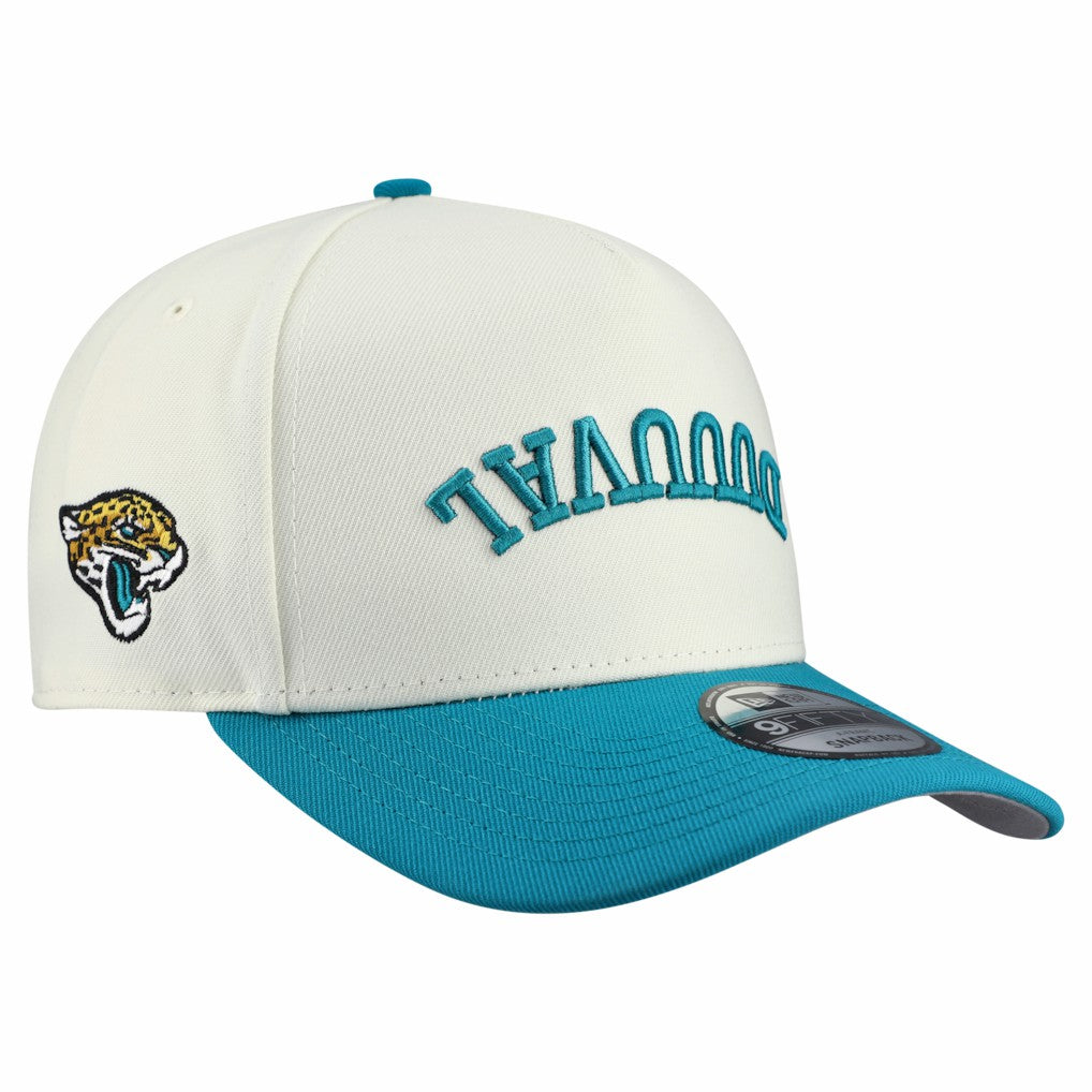 Upside Down 9FIFTY A-Frame Snapback Hat - Jacksonville Jaguars Hats