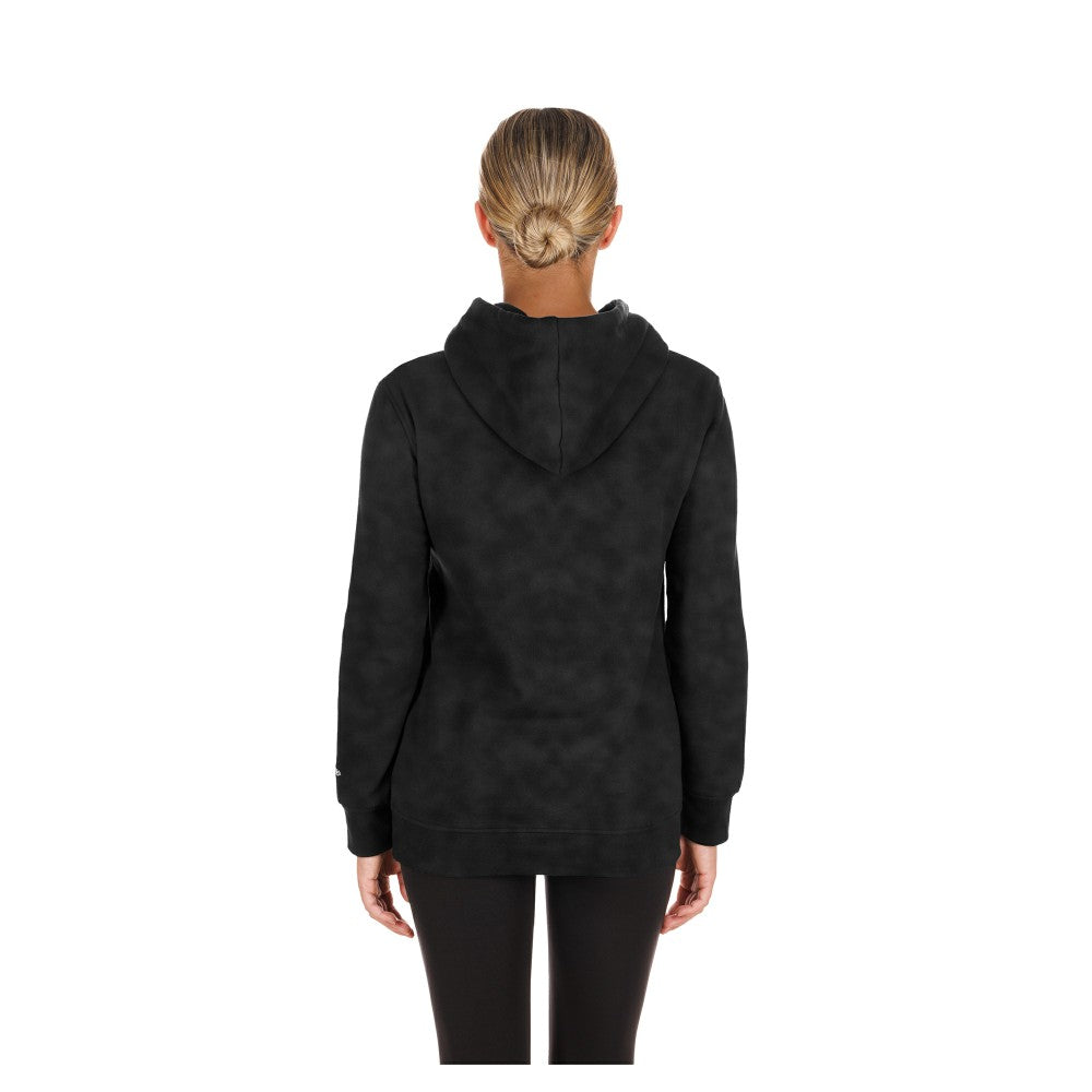 Black New York Mets New Era Women's Día de Muertos Mineral Wash Hoodie Sweatshirt