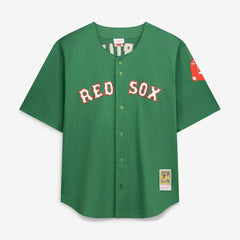 Kelly Green David Ortiz Boston Red Sox Mitchell & Ness Big & Tall Cooperstown Collection Mesh Batting Practice Jersey