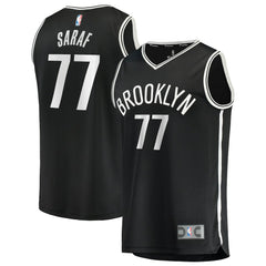 Fanatics Ben Saraf Brooklyn Nets Fast Break Replica Jersey