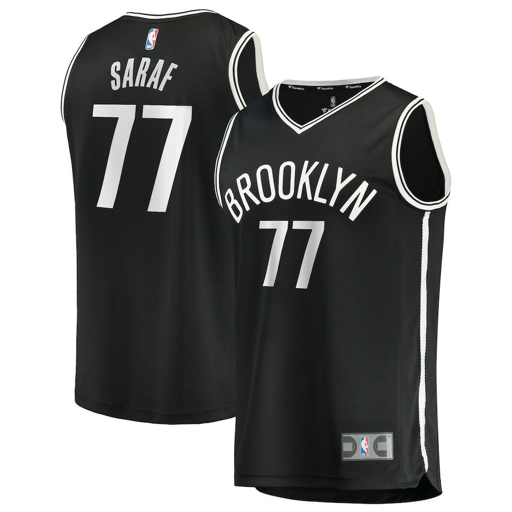 Fanatics Ben Saraf Brooklyn Nets Youth Fast Break Replica Jersey