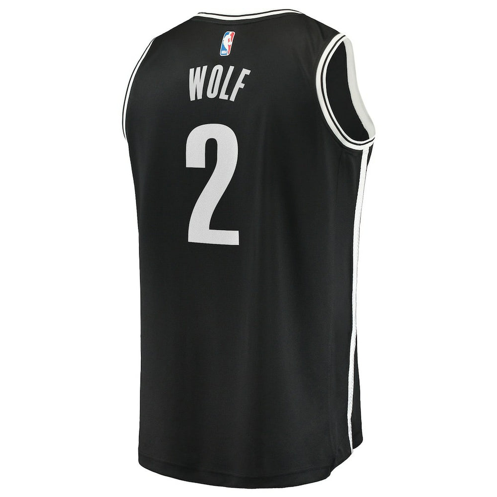 Fanatics Daniel Wolf Brooklyn Nets Fast Break Replica Jersey