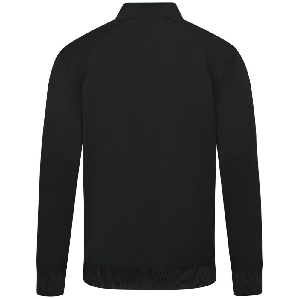 Black Los Angeles Angels Levelwear Upright Insignia Tri-Blend Quarter-Zip Pullover