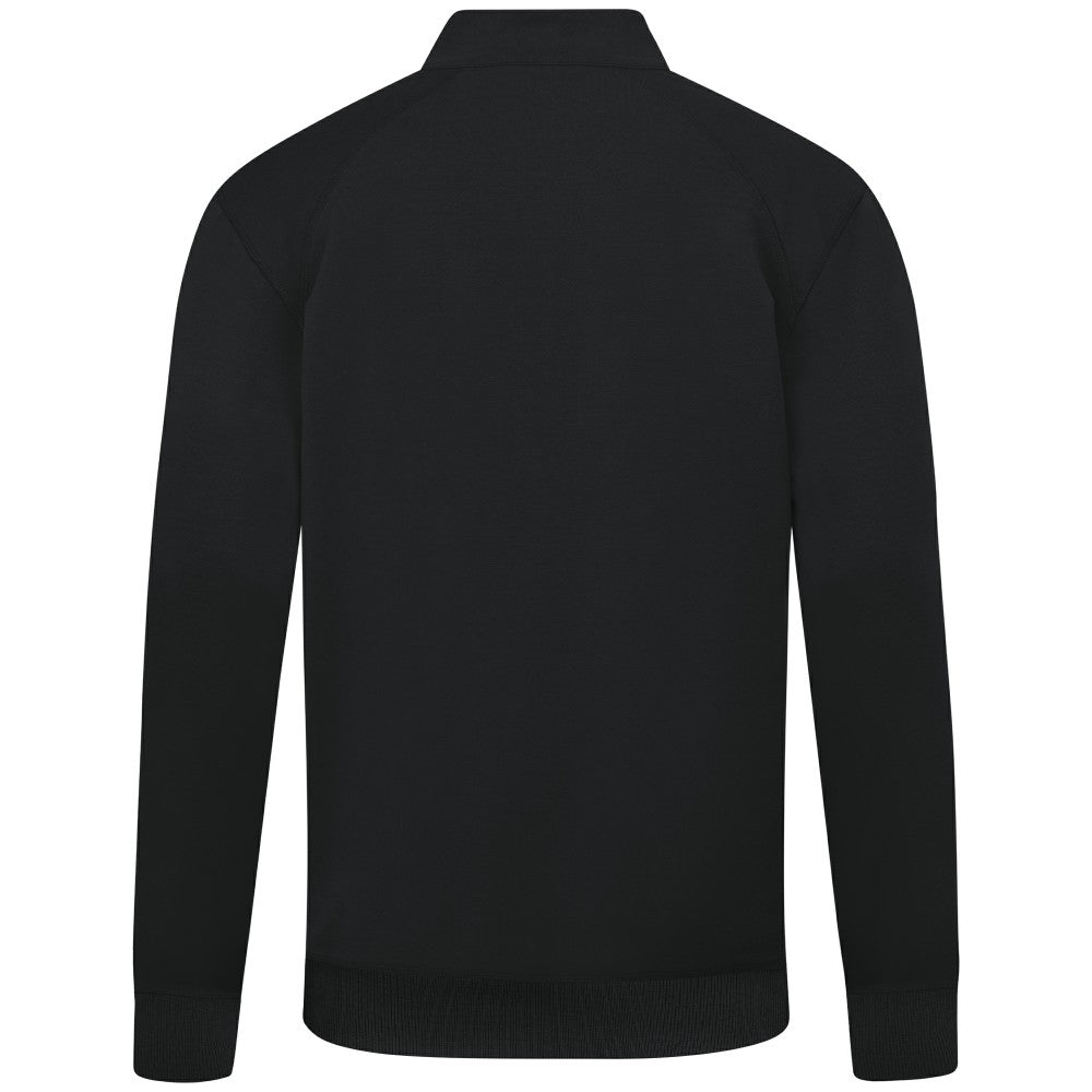 Black Kansas City Royals Levelwear Upright Insignia Tri-Blend Quarter-Zip Pullover