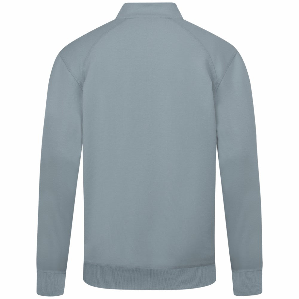 Gray Chicago Cubs Levelwear Upright Insignia Tri-Blend Quarter-Zip Pullover