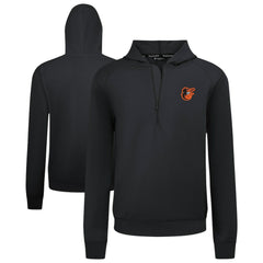 Black Baltimore Orioles Levelwear Technic Insignia Quarter-Zip Hoodie