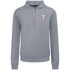 Gray Texas Rangers Levelwear Technic Insignia Quarter-Zip Hoodie