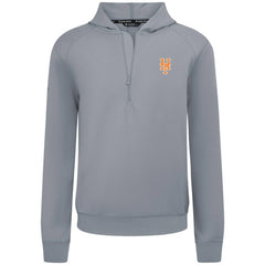 Gray New York Mets Levelwear Technic Insignia Quarter-Zip Hoodie
