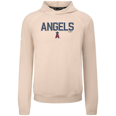 Khaki Los Angeles Angels Levelwear Mandate Carve Tri-Blend Hoodie