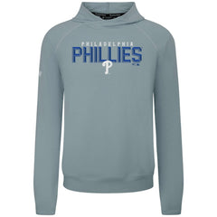 Gray Philadelphia Phillies Levelwear Mandate Carve Tri-Blend Hoodie
