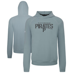 Gray Pittsburgh Pirates Levelwear Mandate Carve Tri-Blend Hoodie
