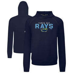 Navy Tampa Bay Rays Levelwear Mandate Carve Tri-Blend Hoodie