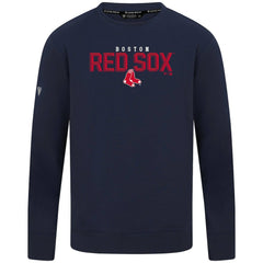 Navy Boston Red Sox Levelwear Mandate Carve Tri-Blend Sweatshirt