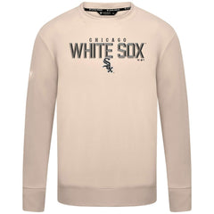 Khaki Chicago White Sox Levelwear Mandate Carve Tri-Blend Sweatshirt