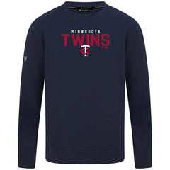 Navy Minnesota Twins Levelwear Mandate Carve Tri-Blend Sweatshirt