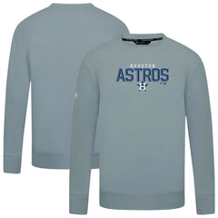 Gray Houston Astros Levelwear Mandate Carve Tri-Blend Sweatshirt