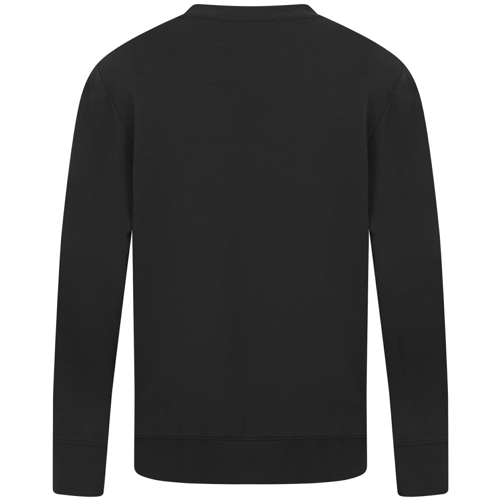Black Miami Marlins Levelwear Mandate Carve Tri-Blend Sweatshirt