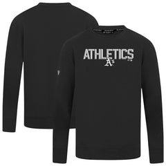 Black Athletics Levelwear Mandate Carve Tri-Blend Sweatshirt